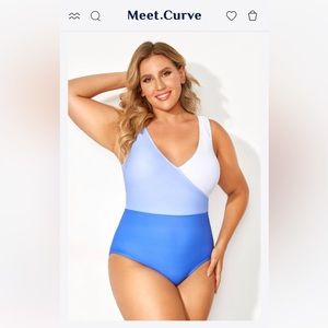 NWT size XL criss-cross bathing suit from Meet.Curve